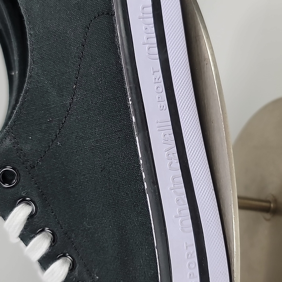 Roberto Cavalli Sport Canvas Men's Sneakers. Brand New. - Picture 6 of 13